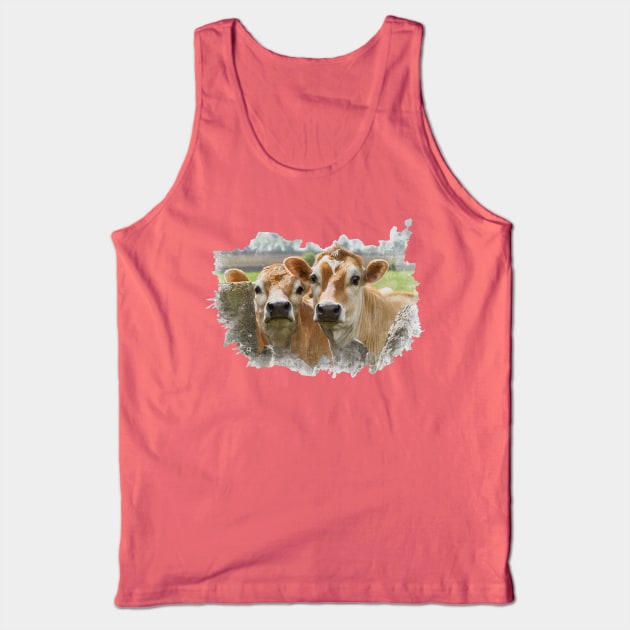 Curious Cows Tank Top by Jane Stanley Photography